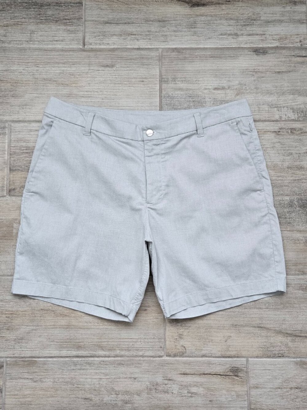 Lululemon ABC Commission Shorts Mens Dotted Grey Performance Golf Preppy 38